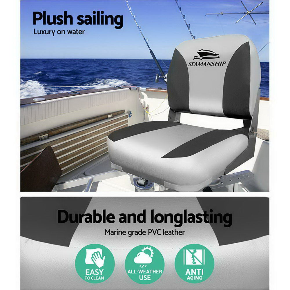 Offshore fishing shows comfortable seat in boat Seamanship kncassist.