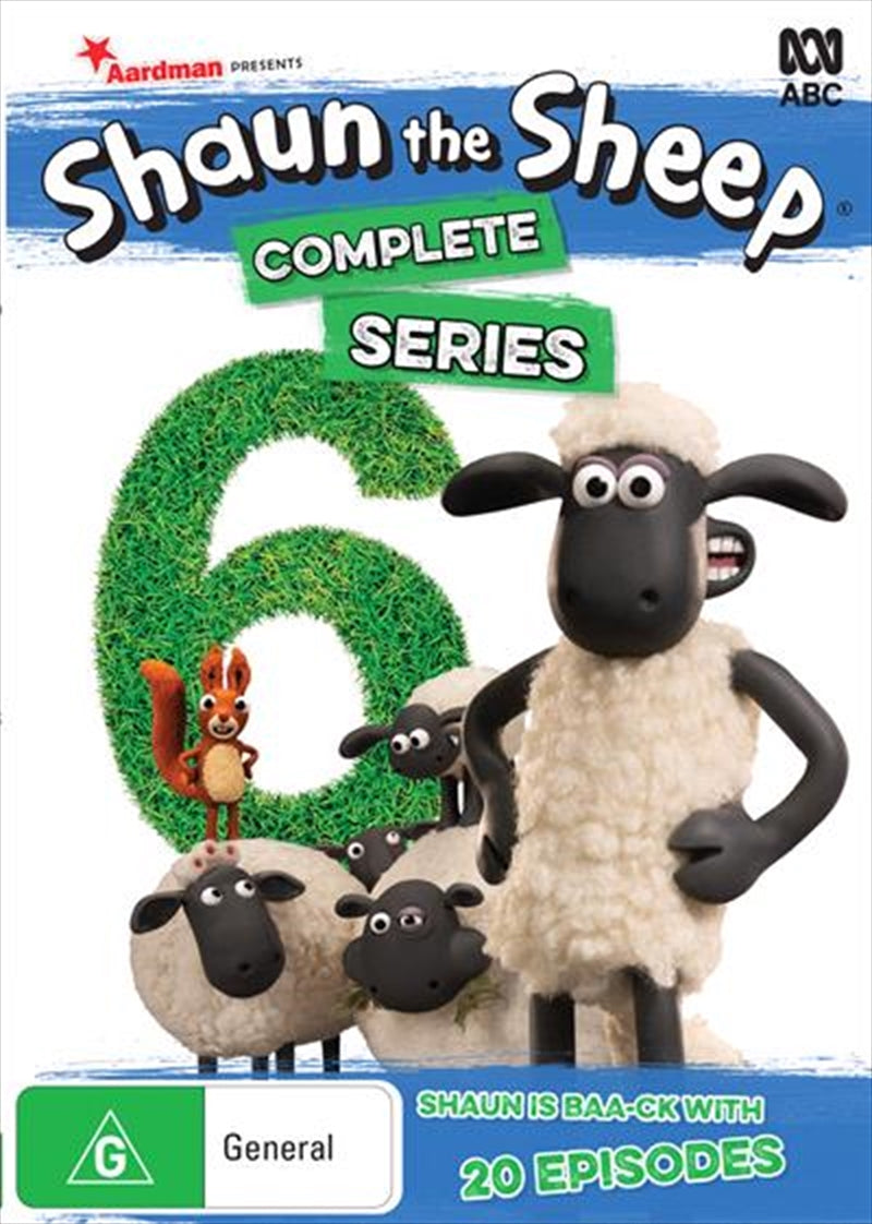 Shaun the Sheep DVD cover series six Shaun is Baa-ck the cutest roast on tv